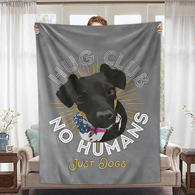 Personalized Picture Blanket Lovely Gift for Pet Lover