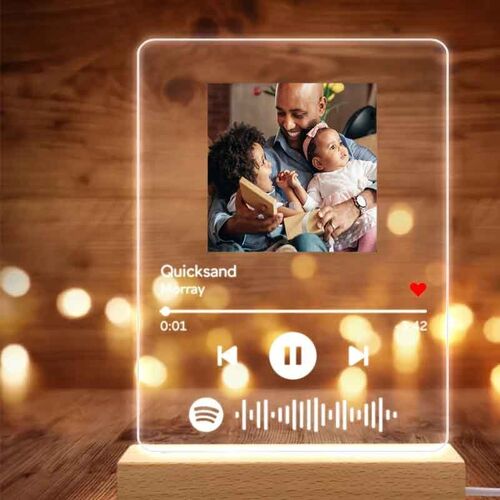 Lámpara Spotify personalizada Cuadro Spotify con canción -  Schweiz