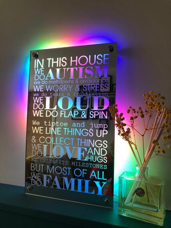 Personalized Led Mirror Lamp Cool Gift For Friends