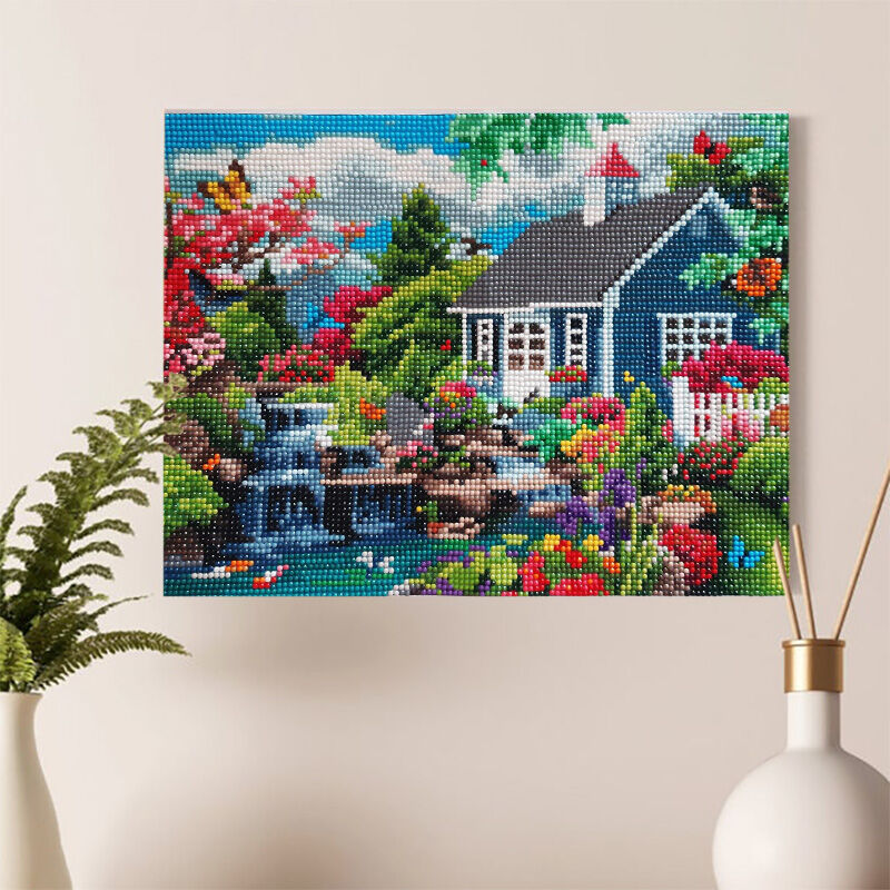 Beautiful House Diamond Painting Creative Gift for Family