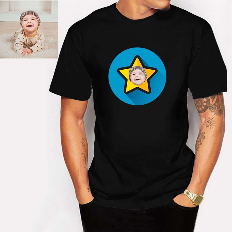 Custom Star Photo T-Shirt