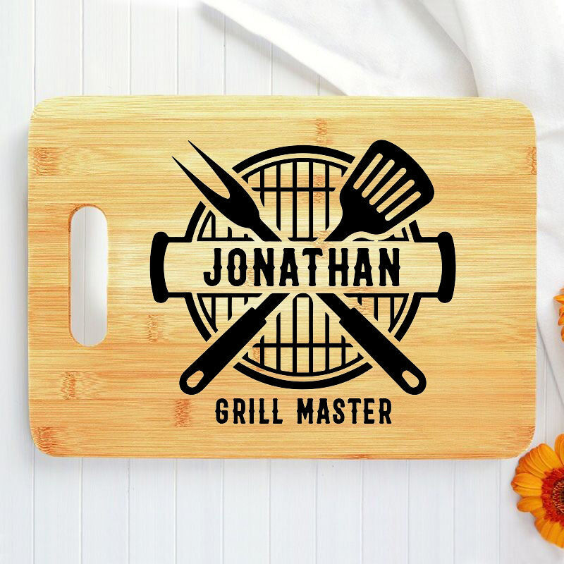 Personalized Name Charcuterie Board with Shovel Pattern Practical Gift for Him