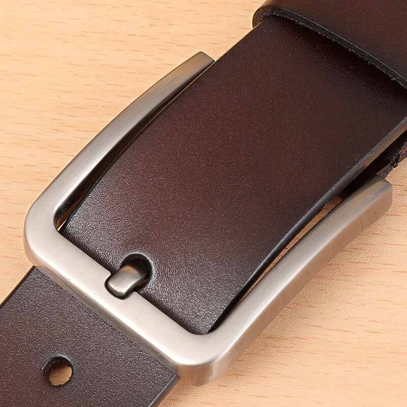 Cinturón de cuero personalizado para hombre cinturón de cuero genuino personalizado hecho a mano para él