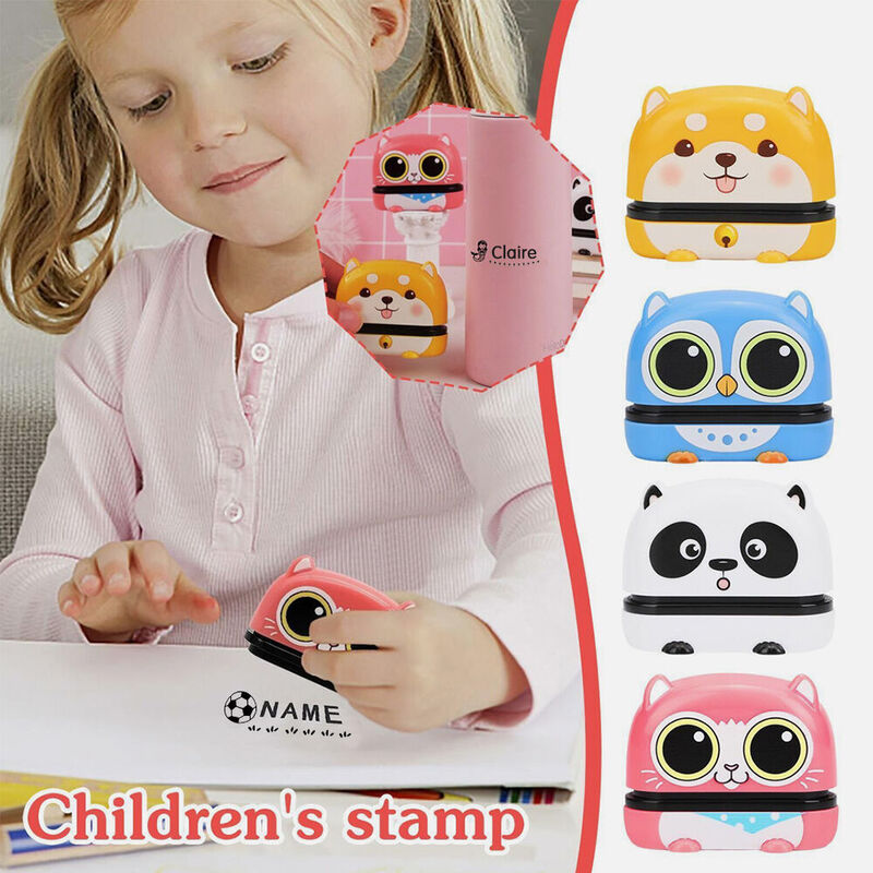 Personalized Clothes Stamps Name Creative Stamps Back to School Gifts for Kids