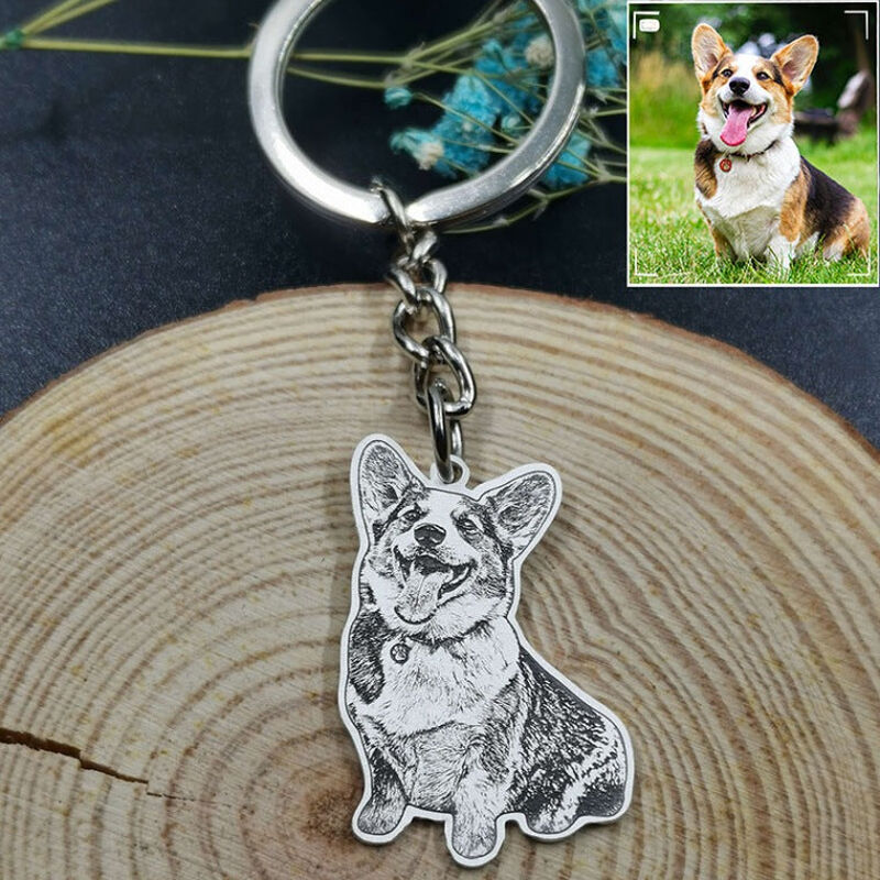 Llavero Personalizado con Foto - Divertido Regalo para Mascotas