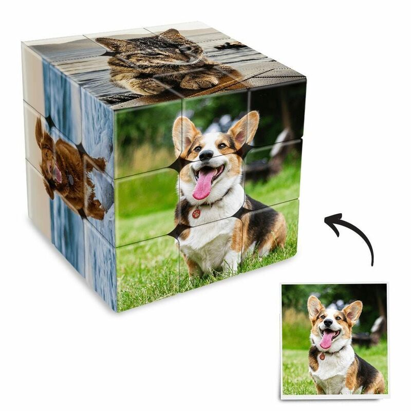Cube photo personnalisé, cadeau amusant pour les propriétaires d'animaux de compagnie