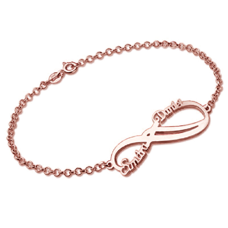 Personalized Infinity Engraved Bracelet