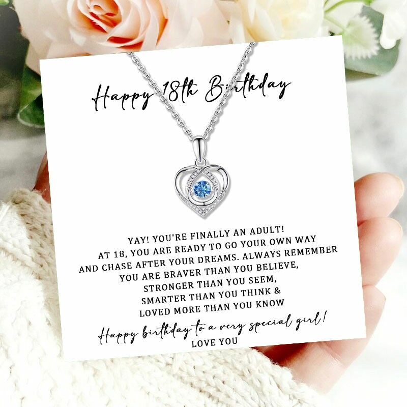 Gift for Kid "At 18, You Are Ready To Go Your Own Way And Chase After Your Dreams" Necklace