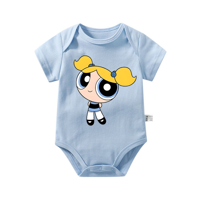 Gepersonaliseerde Baby Onesie The Powerpuff Girls Schattig Patroon Ontwerp Aantrekkelijk Baby Shower Nieuw Moeder Cadeau