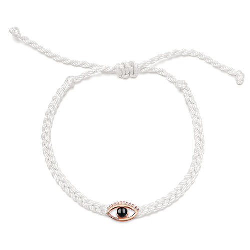 Custom Photo Projection Bracelet with Eye Shaped Stylish Present