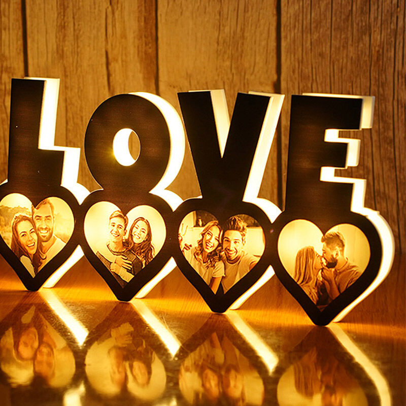 Personalized Love Photo Light Romantic Gift for Couples