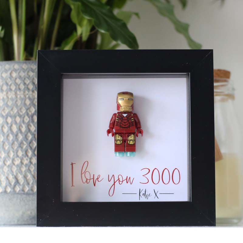 "I Love You 3000" Personalised Superhero Frame