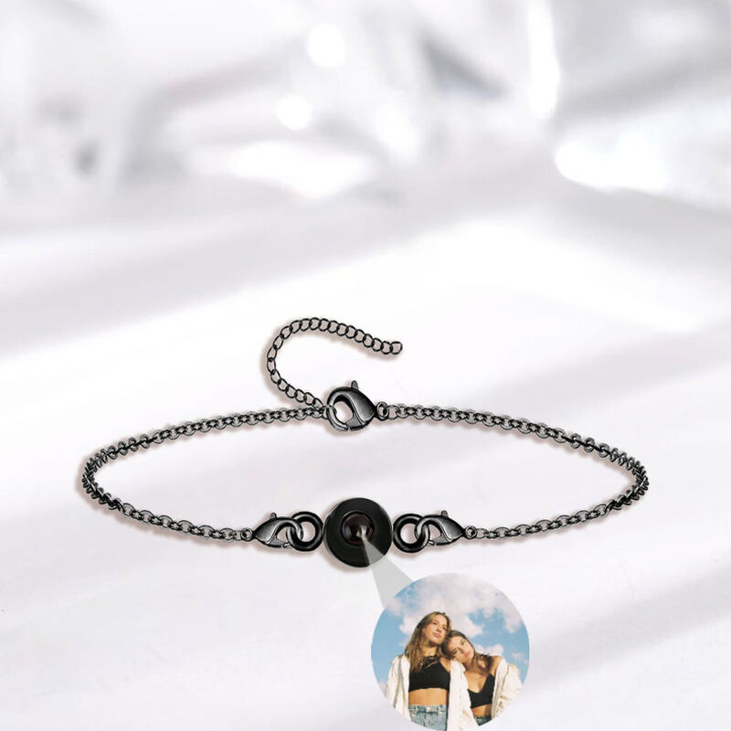 Personalized Minimalist Photo Projection Bracelet Sweet Cool Gift
