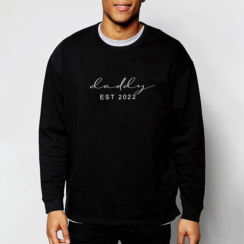 Personalized Engravable Sweatshirt Stylish Present for Father
