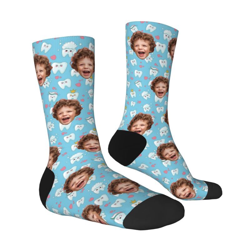 Customized Face Socks 3D Printed Great Gift for Mom