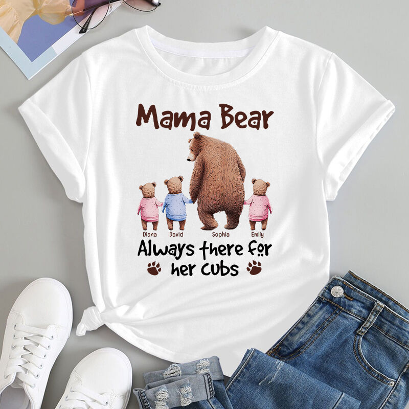 T-shirt personalizzata con nome caldo regalo per festa della mamma