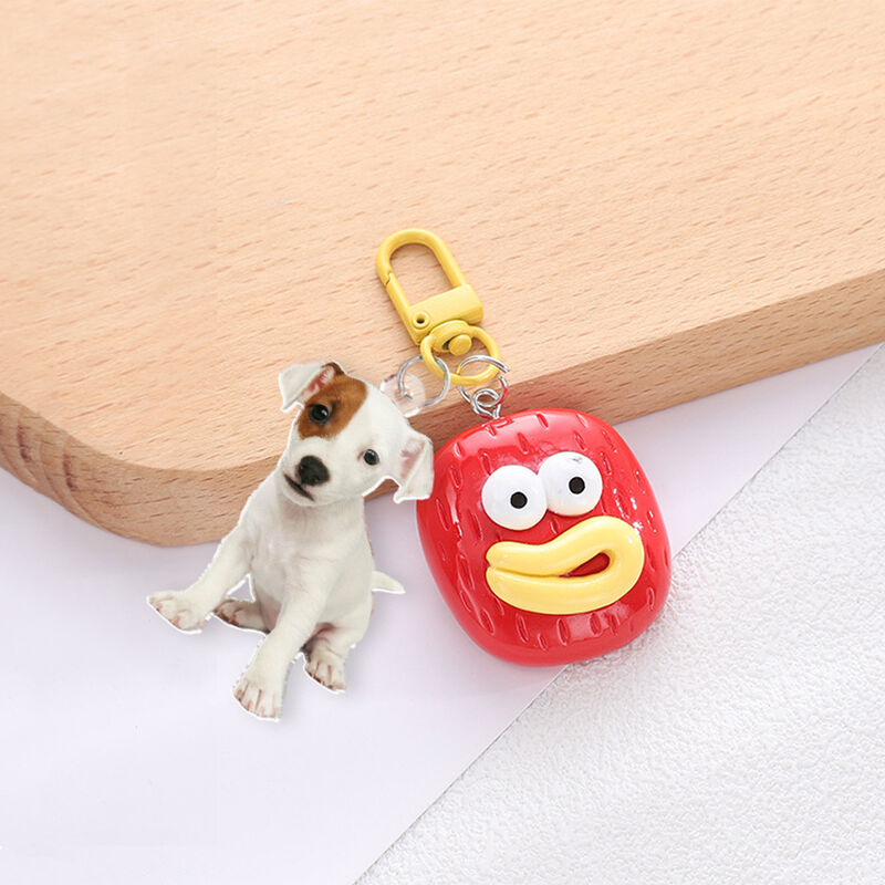 Personalized Acrylic Photo Keychain With Cute Decoration Gift For Girls