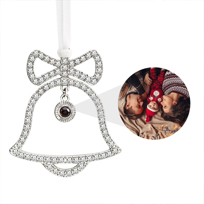 Personalized Bell Christmas Projection Hanging Ornament Interesting Home Decoration