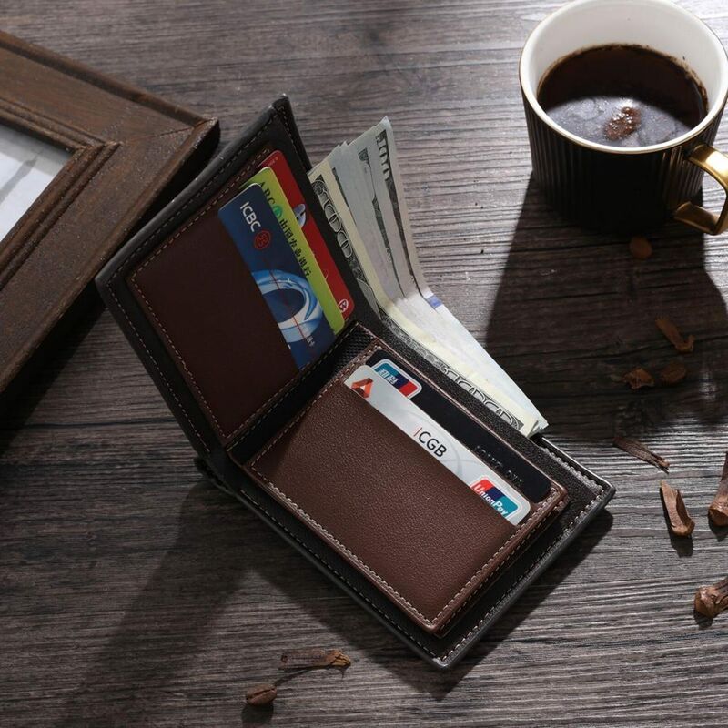 Personalized Photo Wallet with Letters and Name Father's Day Gift