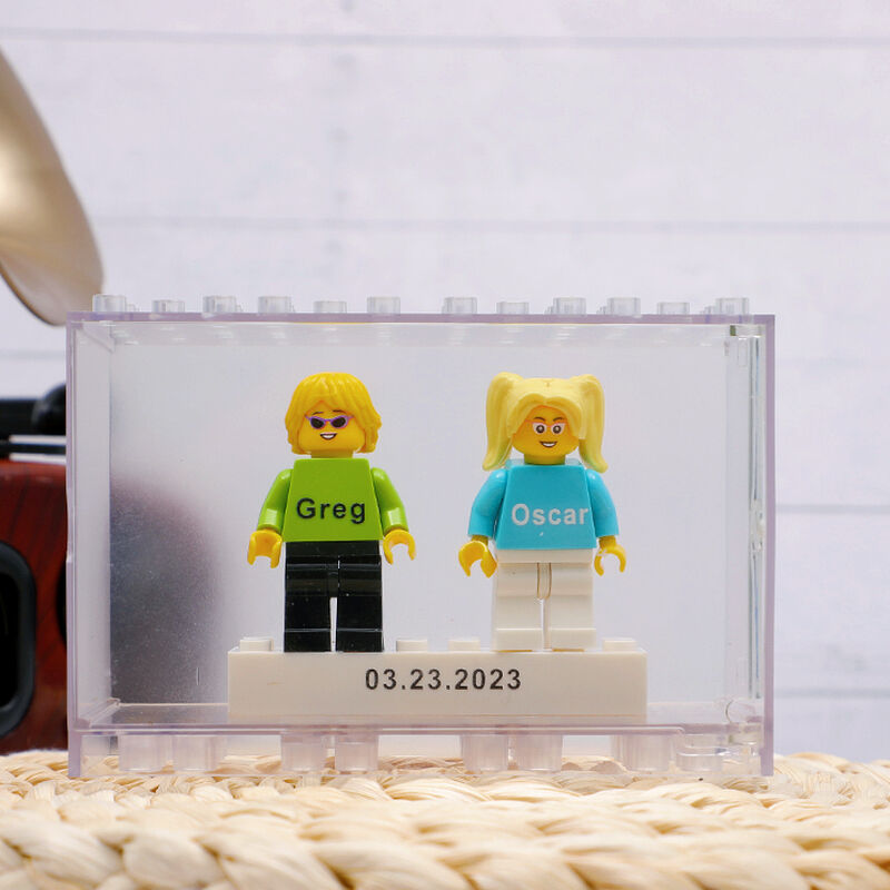 Personalized Building Block Minifigures Fun Gifts For Couples