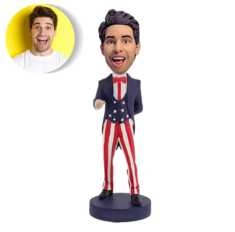 Custom Bobblehead Gift for Male Magician