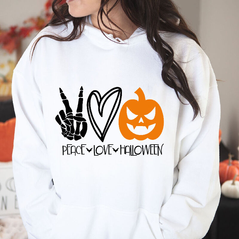 Heart Line Design Hoodie Warm Gift for Her