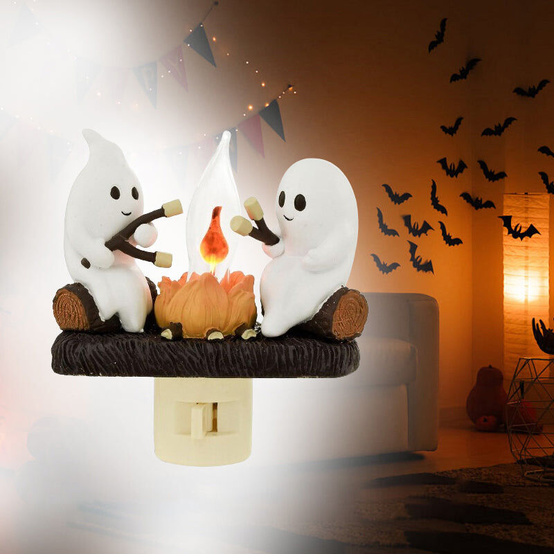 Ghost Campfire Flickering Night Light Creative Gift for Halloween