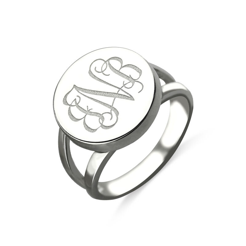 "My Heart Is With You" Personalized Engraving Ring