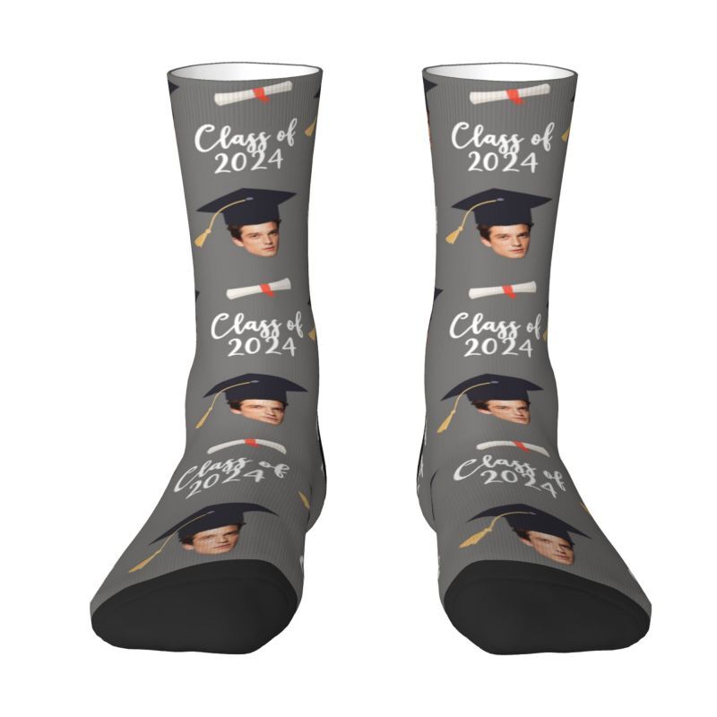 Personalisierte Gesicht Socken mehrere Farben beste Graduierung Geschenk für Freunde