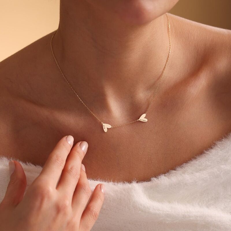 Collier personnalisé avec le prénom de l'enfant Cadeau de fête des mères