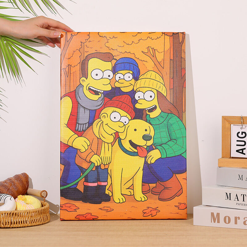 Toile personnalisée avec photo Cadeau mignon pour la famille