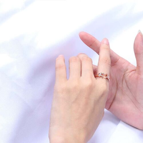 "Keep Me In Your Heart" Heart Engraved Rings Gifts For Friends Teen Girls
