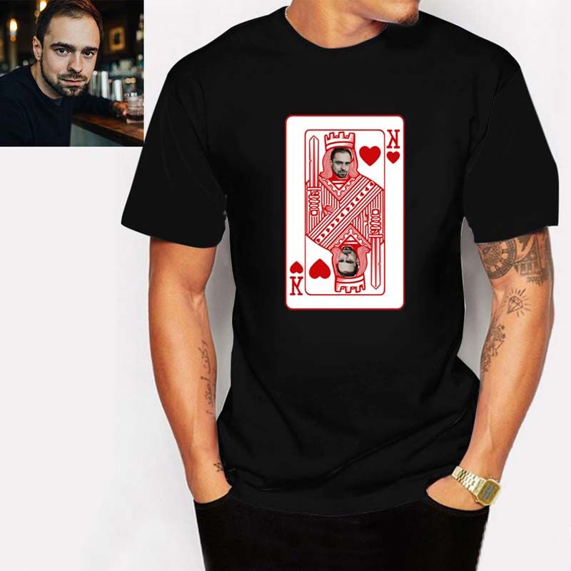 Custom Poker-K Photo T-Shirt