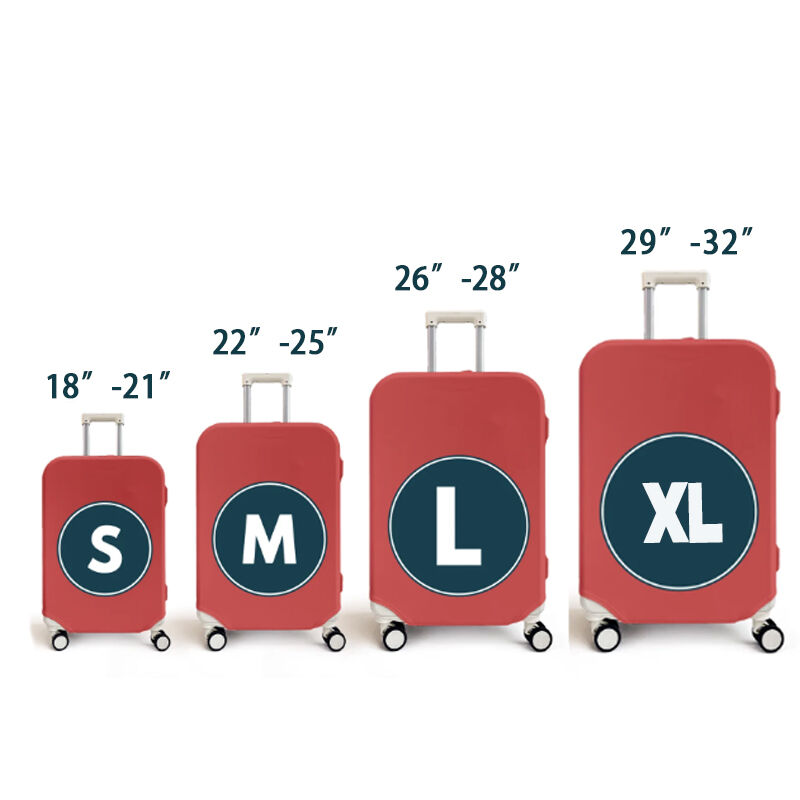 Personalized Luggage Cover Custom Photo Fun Gift for Couple