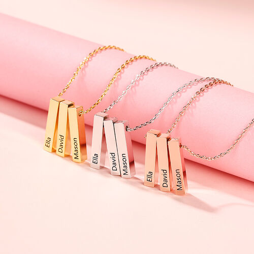 "One of a Kind" Personalized Bar Necklace