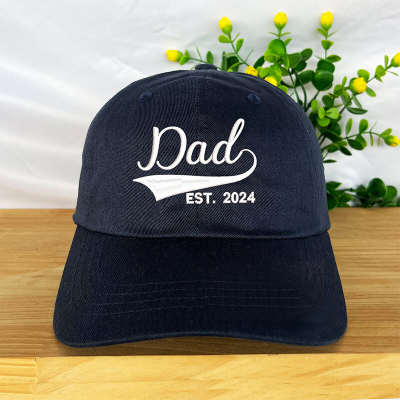 Personalisierte Kappe mit gesticktem Spitznamen Cooles Design Tolles Geschenk zum Vatertag