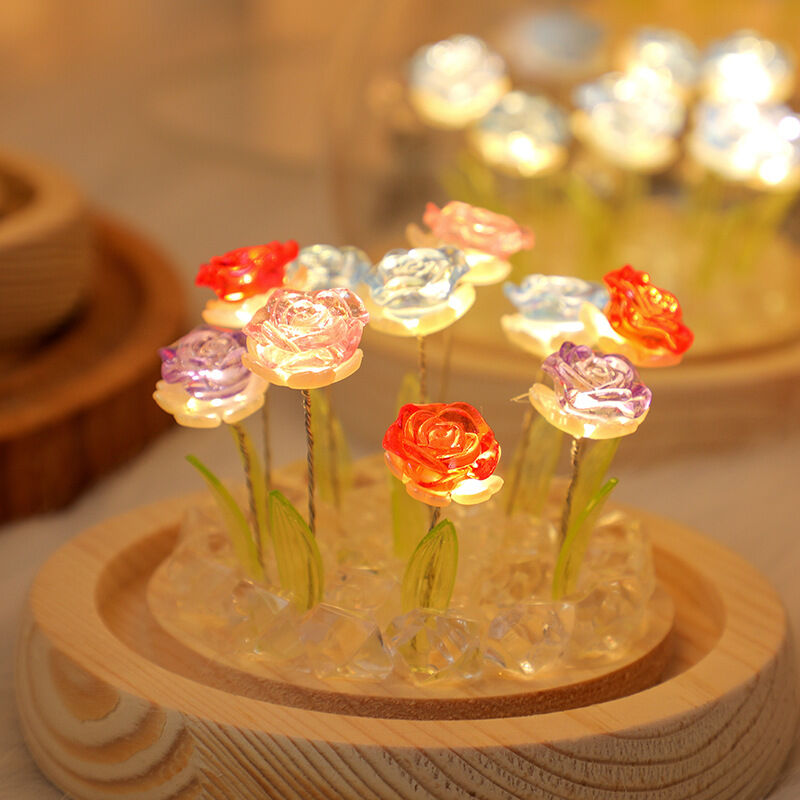 DIY Eternal Rose Night Light Precious Gift Valentine's Day