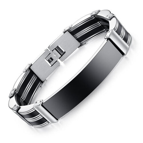 "Niemals zu verleugnen" Personalisiertes Armband Für Herren