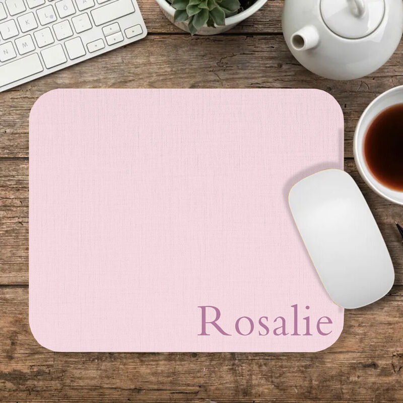 Personalized Name Mouse Pad Stylish Gift for Friend