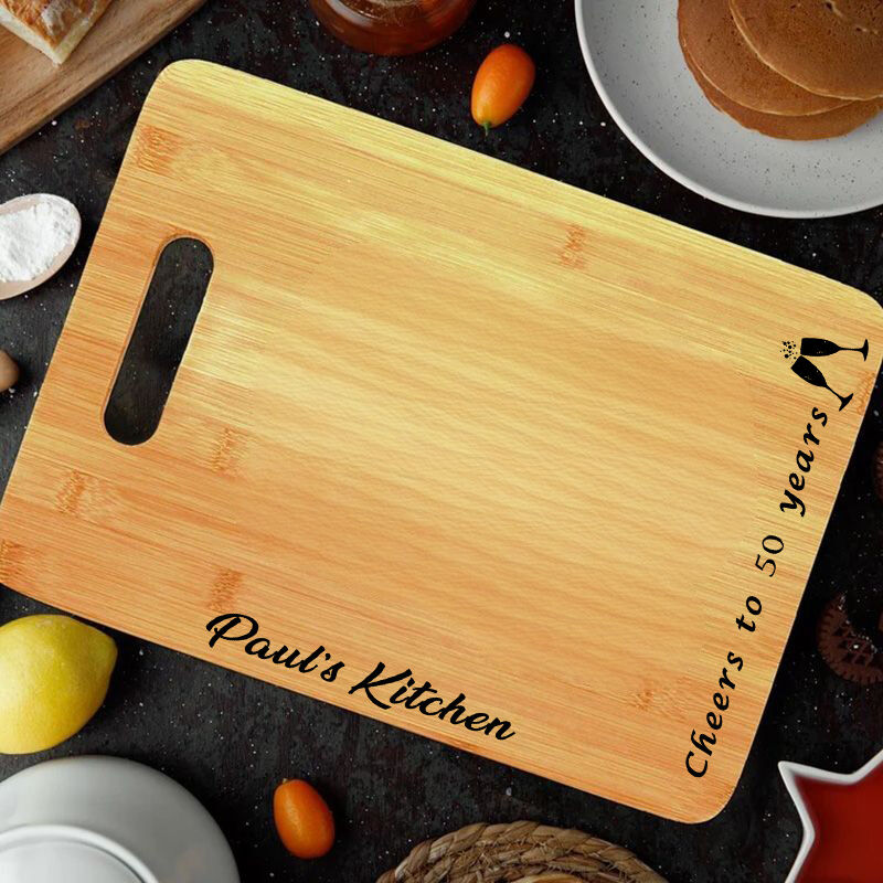 Personalized Name Square Charcuterie Board Interesting Gift for Family