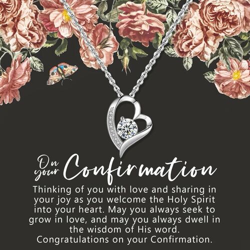 "May You Always Seek To Grow In Love, And May You Always Dwell In The Wisdom Of His Word" Necklace