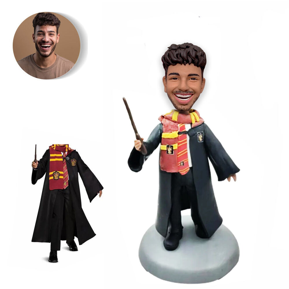 Personalized Uniformed Bobblehead Gift for Magic Lovers