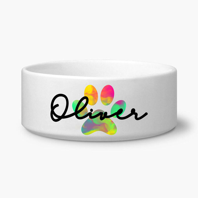 Personalized Pet Bowl With Custom Name Cute Gift For Pet Owners