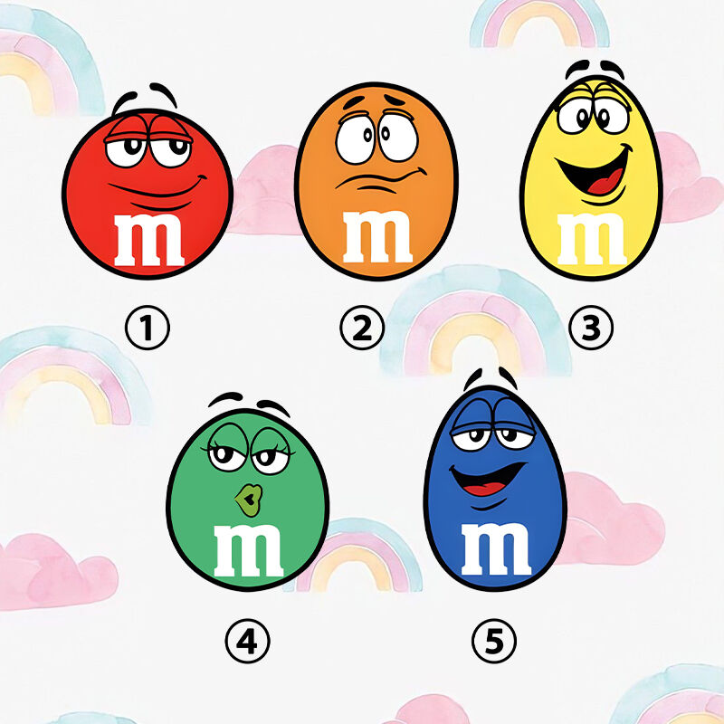 Gepersonaliseerd Baby Onesie Schattig M&M's Kleurrijk Patroon Ontwerp Grappig Baby Shower Cadeau voor Nieuwe Moeder