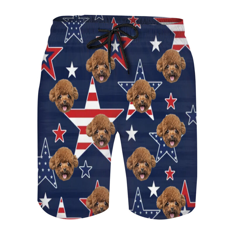 Short de plage pour homme personnalisé avec motif drapeau Cadeau créatif pour les amis