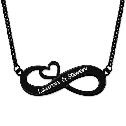 "Für Meinen Schatz" Personalisierte Infinity Halskette