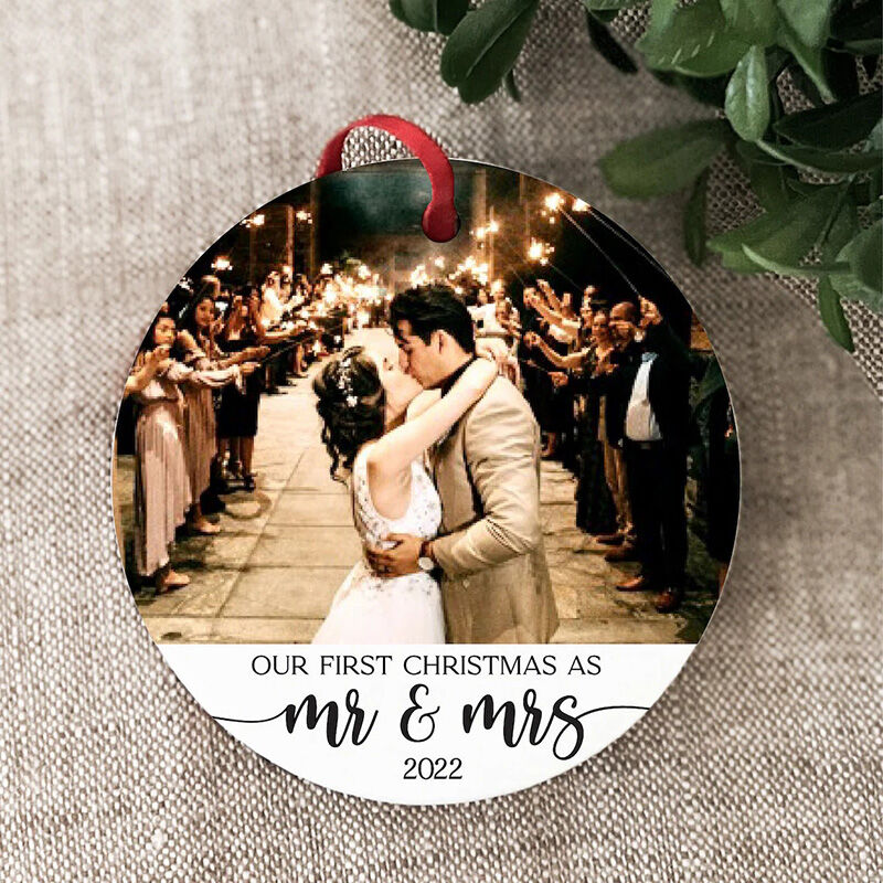 Personalized Ornament Ornament Custom Couple Photo For Christmas