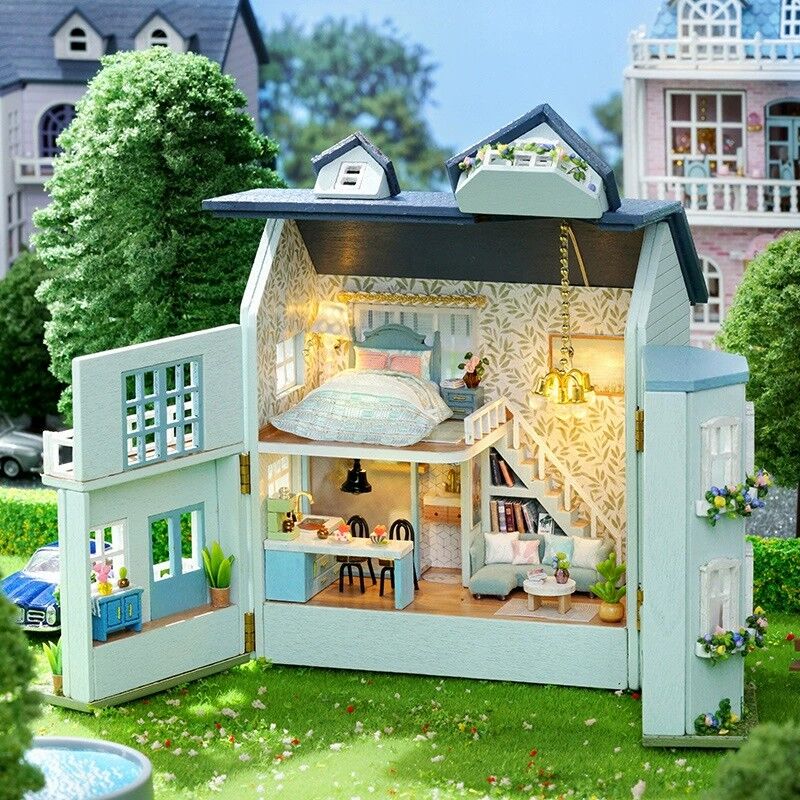 DIY Miniaturowy dom Zabawne prezenty dla miłośników rękodzieła