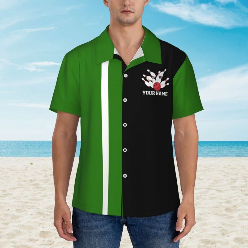 Personalized Bowling Hawaiian Shirt Team Apparel Perfect Gifts for Bowling Lover Gift