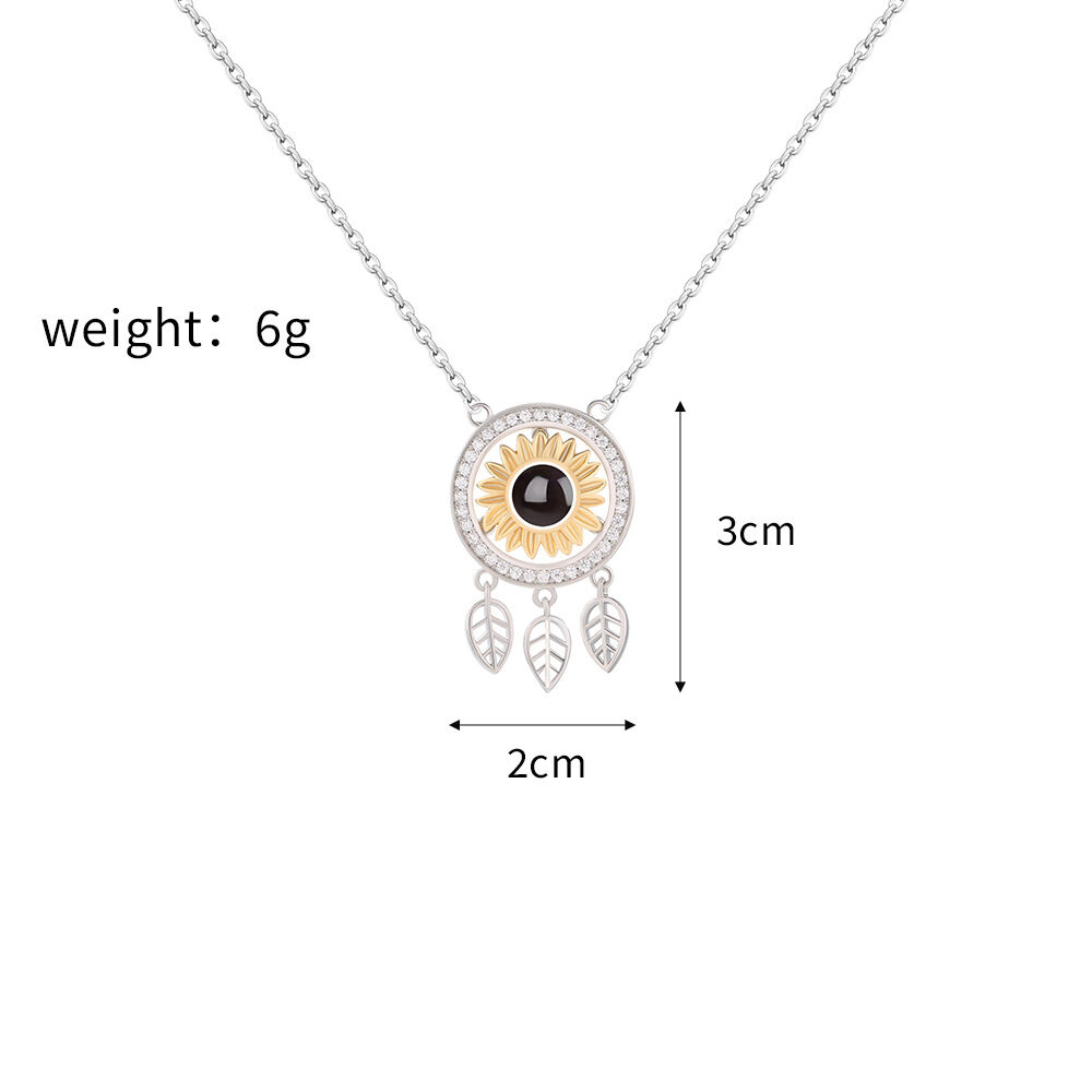 Personalized Dream Catcher Projection Necklace Great Gift For Christmas